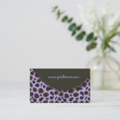 Cartes de profil Retro Cheetah Skin motif (Debout devant)