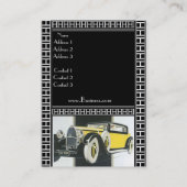 Cartes de profil Voitures Vintage (Dos)