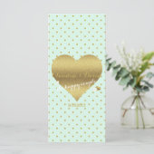 Cartes de programme de la cérémonie de Mariage de (Debout devant)