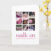 Cartes de promenade de cancer du sein (Fleur jaune)