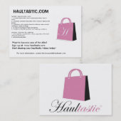 Cartes de promo de Haultastic (Devant / Derrière)