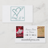 Cartes de promo de MTB (Devant / Derrière)