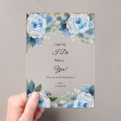 Cartes de proposition de la servante d'eau bleue F (In situ (ordinateur de poche))