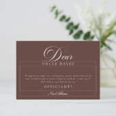 Cartes de proposition de mariage classique ivoire (Debout devant)
