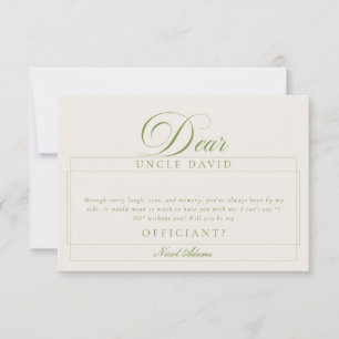 Cartes de proposition de mariage Classiques Ivory