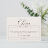 Cartes de proposition de mariage Classiques Ivory (Debout devant)