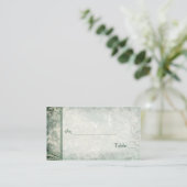 Cartes de puces florales vertes et ivoires (Debout devant)