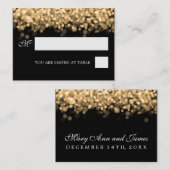 Cartes de puces mariages Lumières or (Devant / Derrière)
