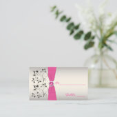 Cartes de puces rose, noire et argent (Debout devant)
