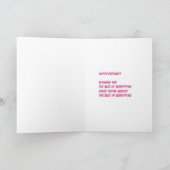 cartes de quarantième anniversaire de l'ex-mari (Intérieur)