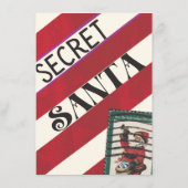 Cartes de questionnaire Secret Père Noël (Dos)