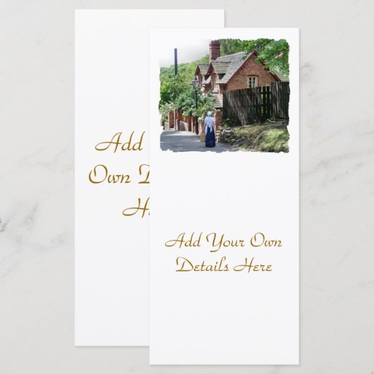 CARTES DE RACK VICTORIAN ANGLETERRE (Devant / Derrière)