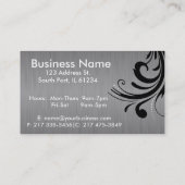 Cartes de rappel de rendez-vous de coiffeur (Dos)