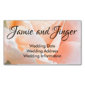 Cartes de rappel Mariage magnétique (devant)