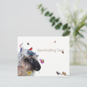 Cartes de rappel pour brebis : Cartes de rappel (Debout devant)