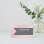 Cartes de rappel sociales en rose (Debout devant)