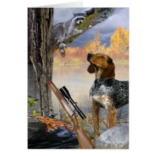Cartes de raton laveur d'arbres de chien de