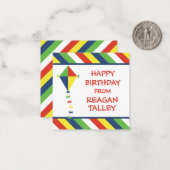 Cartes de rayures de cerf-volant personnalisées po (Devant/Arrière en situation)