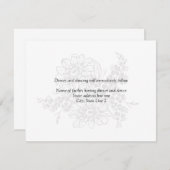 Cartes de réception (Devant / Derrière)