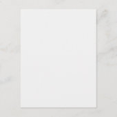 Cartes de réception à l'aquarelle aux hortensias r (Dos)