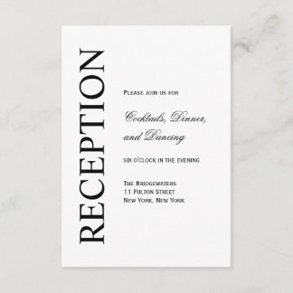 Cartes de réception CONTEMPORAINES