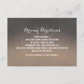 Cartes de réception de fleurs de pêche en pot de m (Dos)