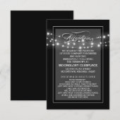 Cartes de réception de guichet de lumières de fice (Devant / Derrière)