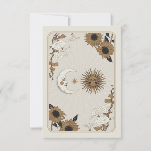 Cartes de réception de mariage de Tarot (Dos)