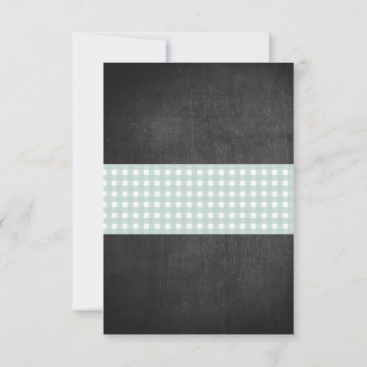 Cartes de réception de mariage Ébullition d'écrevi (Dos)