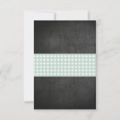 Cartes de réception de mariage Échaudée de écrevis (Dos)