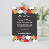 Cartes de Réception de Mariage Fête de Casino à La (Debout devant)