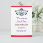 Cartes de réception de mariage Fiesta mexicaines i (Debout devant)