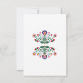 Cartes de réception de mariage Fiesta mexicaines i (Dos)