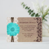 Cartes de réception de mariage Marguerite de Gerbe (Debout devant)