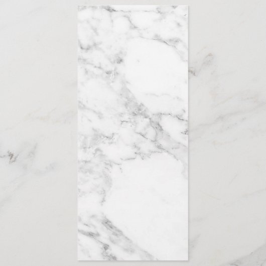 Cartes de réception de mariage Menu Or Marbre Art (Dos)