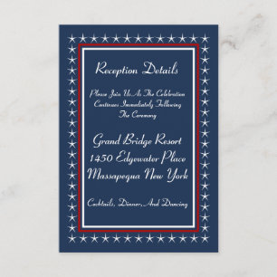 Cartes de Réception de Mariage Militaires Patrioti