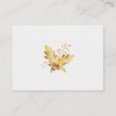 Cartes de Réception Feuilles d'Automne | (Dos)