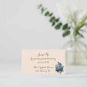 Cartes De Réception Lilacs vintages (Debout devant)