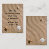 Cartes De Réception Plage Sérénité (Devant / Derrière)