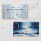 Cartes de réception pour l'Aiguille d'hiver (Devant / Derrière)