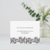 Cartes De Réception Pour Les Invitations De Mariag (Debout devant)