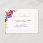 Cartes De Réception Succulentes Automne (Devant)