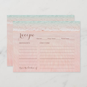 Cartes De Recette Coeurs Dans La Fête des mariées 