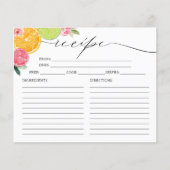 Cartes de recette de Fête des mariées d'agrumes Sq (Devant)