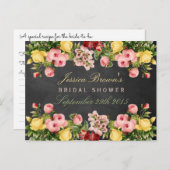 Cartes de recette de Fête des mariées de tableau d (Devant / Derrière)