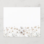 Cartes de recette de Fêtes des mariées florales fl (Dos)