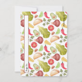 Cartes de recette de temps de taco (Dos)