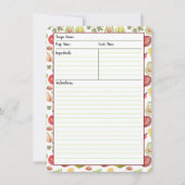 Cartes de recette de temps de taco (Devant)