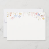 Cartes de recette florale rose Roses (Dos)