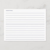 Cartes de recette pour Ancres florales modernes (Dos)